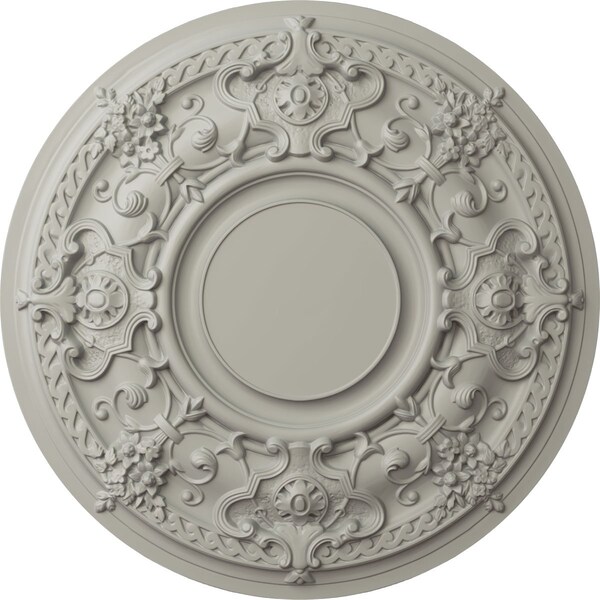 Ekena Millwork Jackson Ceiling Medallion (Fits Canopies up to 13 1/2"), 32 3/4"OD x 2 1/2"P, Pot of Cream CM32JAPCF - main